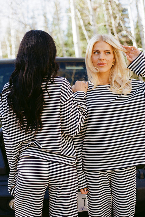 Weekender Striped Pullover